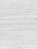 Kennia Global Cream/Light Gray Washable Area Rug