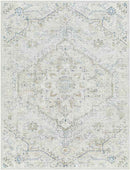 Milka Traditional Cream/Beige Washable Area Rug
