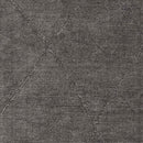 Pietro Global Charcoal Washable Area Rug