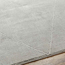 Pietro Global Light Slate Washable Area Rug