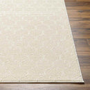 Kwasi Cottage Beige Washable Area Rug