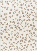 Mycal Modern Dark Brown/Cream Area Rug