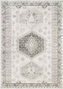 Kenja Traditional Dark Brown/Ivory Area Rug