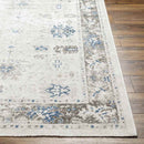 Jarin Traditional Cobalt/Taupe Area Rug