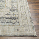 Javonte Traditional Light Beige/Pale Blue Area Rug