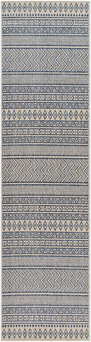 Antibes Global Navy Blue/Beige Area Rug