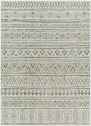 Goff Global Moss Green Area Rug