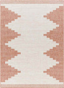 Wolfheze Global Coral/Gray Area Rug