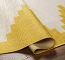 Wolfheze Global Amber/Gray Area Rug