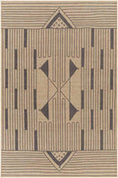 Dystany Cottage Pecan/Dark Gray Washable Area Rug