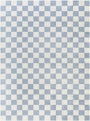 Shaquina Modern Pale Blue Washable Area Rug