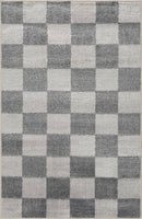 Shaquina Modern Navy Blue Washable Area Rug