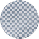 Shaquina Modern Navy Blue Washable Area Rug
