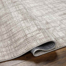 Said Modern Dark Brown Area Rug