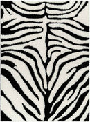 Delonte Modern Black/Cream Area Rug