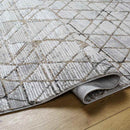 Glynis Modern Brown/Light Gray Area Rug