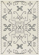 Kiara Global Off-White/Black Area Rug
