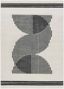 Korey Modern Black Area Rug