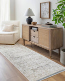 Miquel Traditional Medium Gray/Beige Area Rug