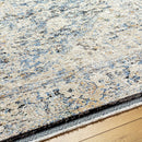 Darnetta Traditional Denim/Beige Area Rug