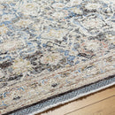 Tavian Traditional Beige/Denim Area Rug