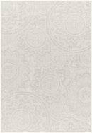Tiffine Cottage Light Gray/Cream Area Rug