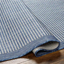 Camillia Modern Navy/Ivory Area Rug