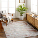 Glendy Modern Coral/Beige Area Rug