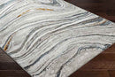 Glendy Modern Sky Blue/Beige Area Rug