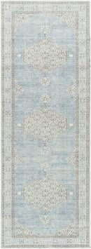 Lila Traditional Denim/Ivory Area Rug - Becki Owens x Livabliss