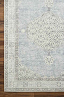 Lila Traditional Denim/Ivory Area Rug - Becki Owens x Livabliss