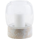 Chasen Taupe Candleholder
