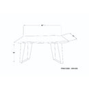 Aleisha Brown/Black Coffee Table