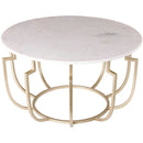 Untertilliach White/Champagne Coffee Table
