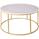 Geta White Gold Coffee Table