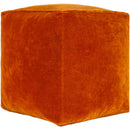 Tearia Rust Pouf