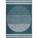 Heathr Modern Marine Blue Area Rug