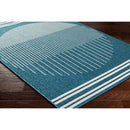 Heathr Modern Marine Blue Area Rug