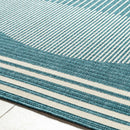 Heathr Modern Marine Blue Area Rug