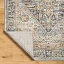 Ginni Traditional Navy/Light Gray Area Rug