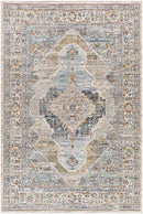 Taggart Traditional Navy/Light Brown Area Rug