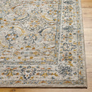 Stepfon Traditional Medium Brown Area Rug