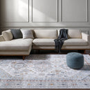 Tiwanna Traditional Light Brown Area Rug