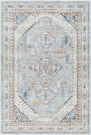 Tiwanna Traditional Pale Blue Area Rug