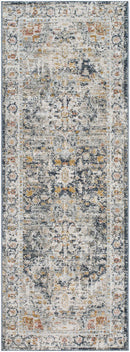 Maretta Traditional Charcoal/Light Gray Area Rug