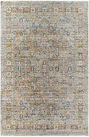 Margaret Traditional Dark Olive/Ivory Washable Area Rug - Becki Owens x Livabliss