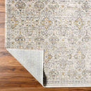 Margaret Traditional Taupe/Charcoal Washable Area Rug - Becki Owens x Livabliss