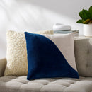 Devoris Marine Blue Pillow Cover