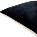 Devoris Jet Black Pillow Cover