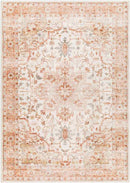 Heiereind Traditional Rust  Area Rug